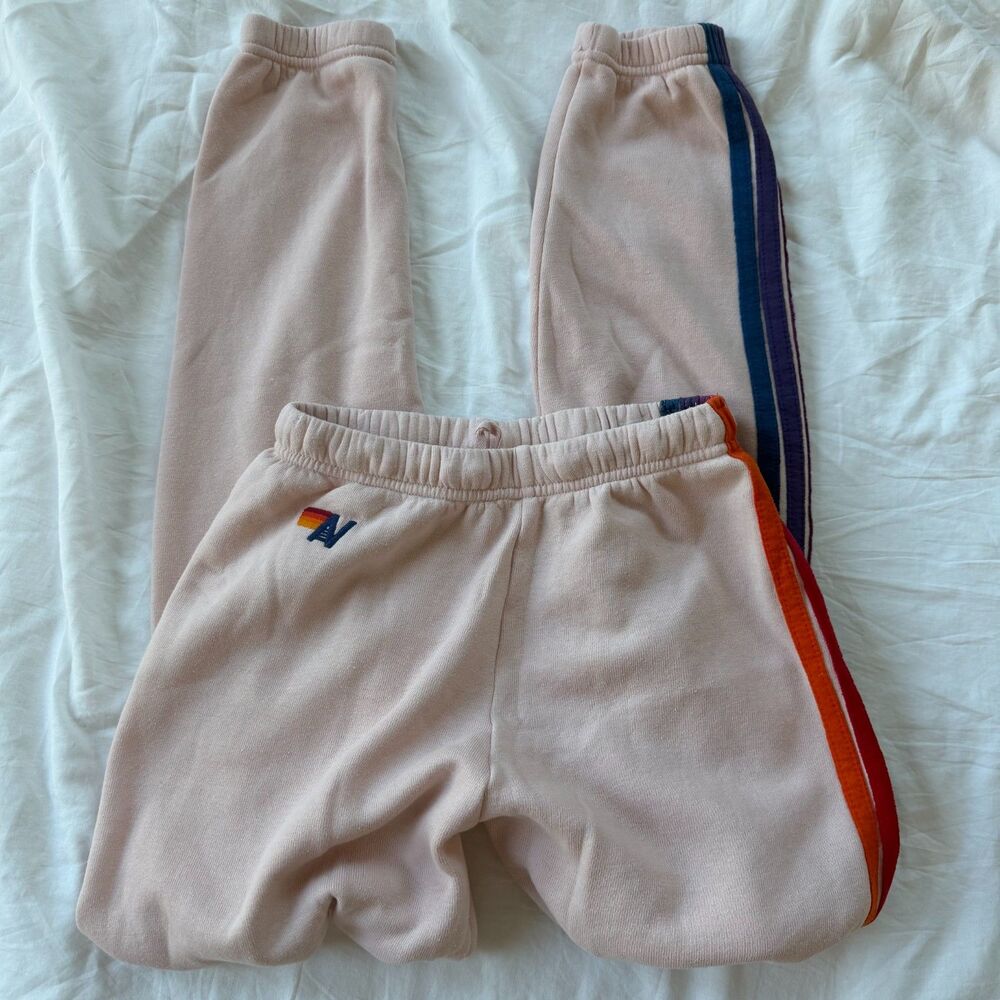 Aviator Nation Light Pink Jogger Sweatpants - XS